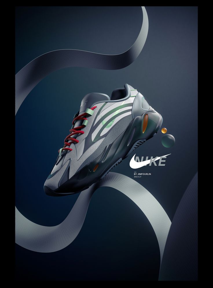 nike & adidas shoes render jimfour lin